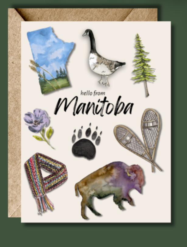 Hello From Manitoba Card WC |