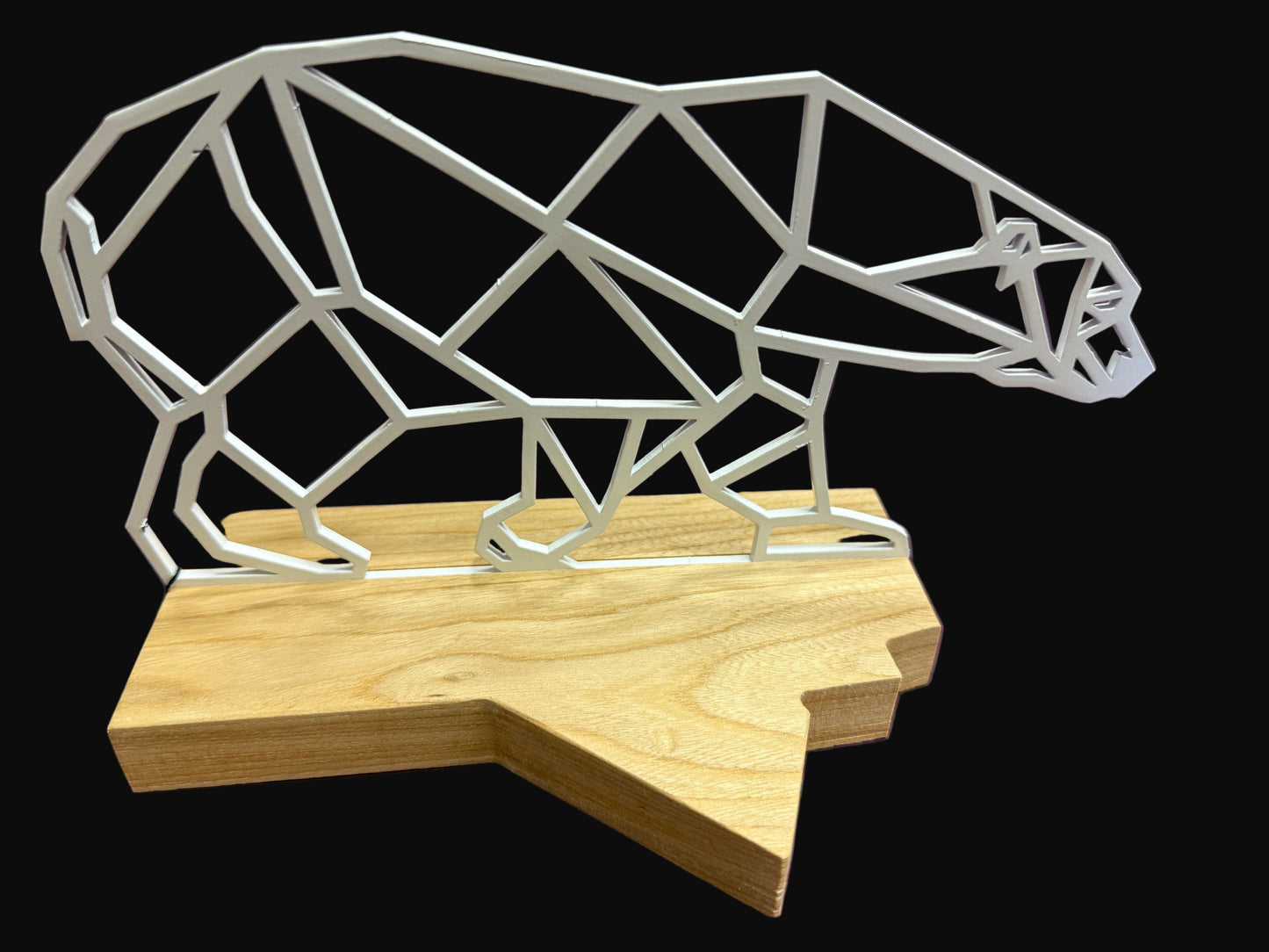 Large Geometric Polar Bear |