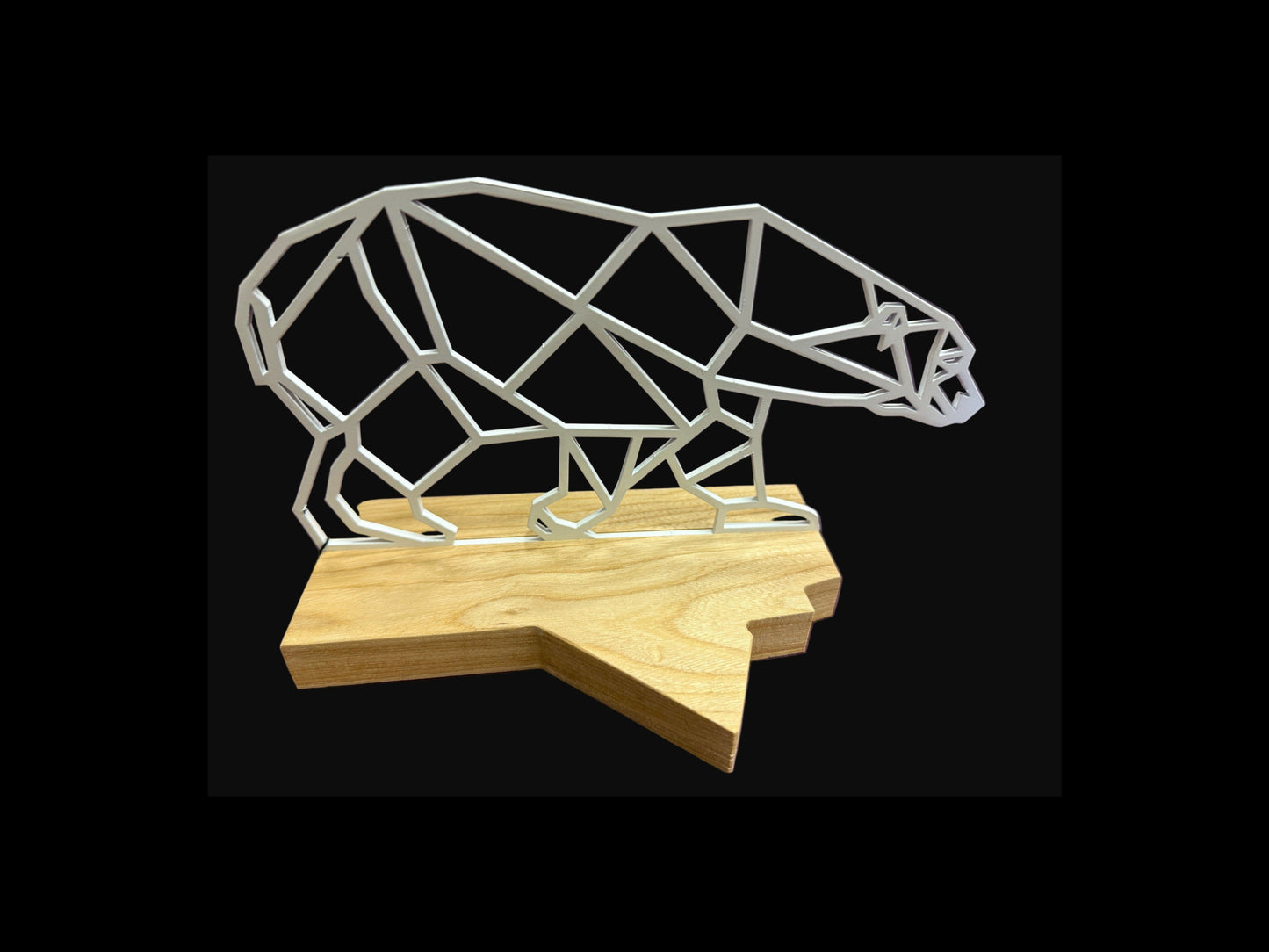 Large Geometric Polar Bear |