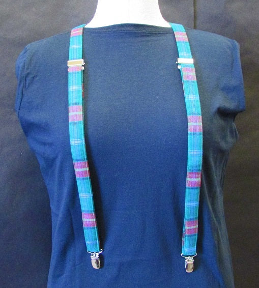 Tartan Suspenders | Bretelles de tissus Écossasis