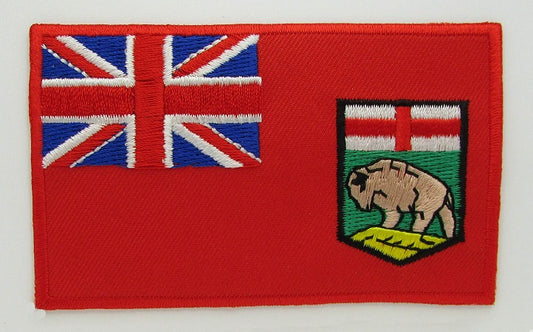 Manitoba Large Flag Patch | Grand  écusson drapeau du Manitoba