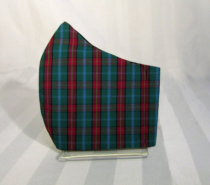 Masque facial tartan (grand) | Grand masque facial tartan