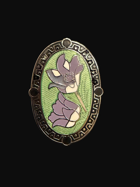 Broche crocus camée | Crocus Épinglette