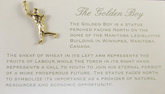 Golden Boy Lapel Pin | Épinglette ''''Golden Boy''''