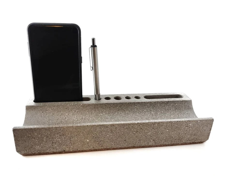 Organisateur de bureau en grès |