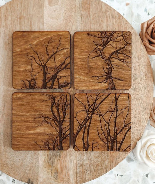 Tree Branch Coasters, Tuscan |