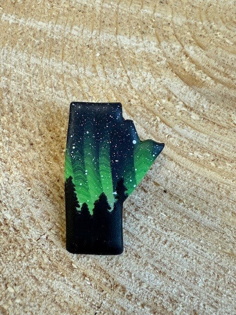 Manitoba Aurora Pin HM |