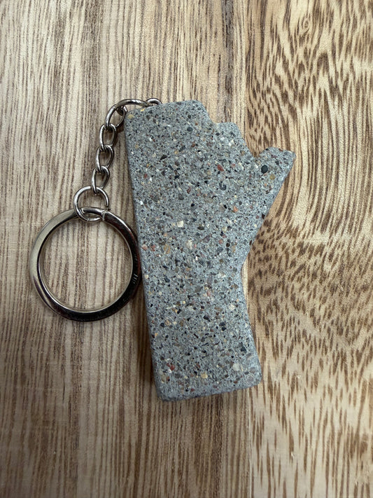Grey Stone Manitoba Keychain |
