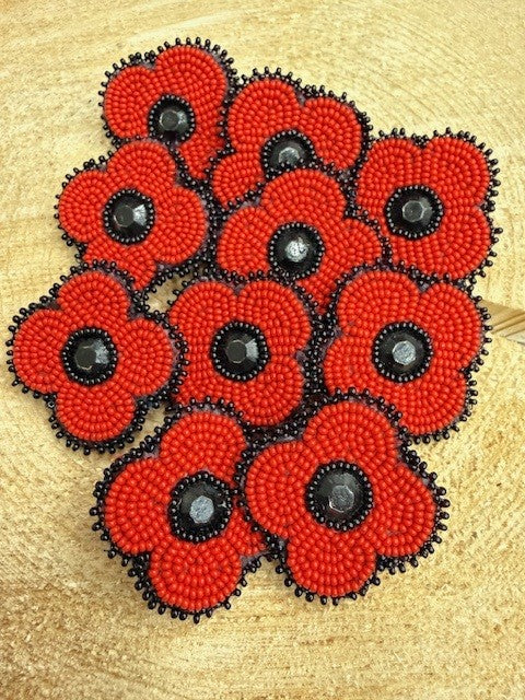Poppy Pins - Beaded |