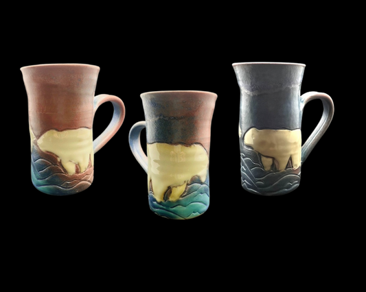 Large Gurman Polar Bear Mugs | Tasse ours polaire Gurman