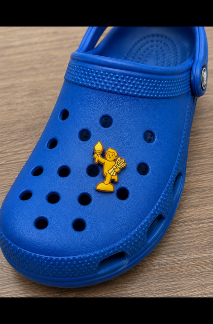 Golden Boy Shoe Charm