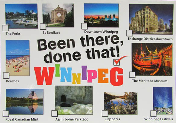 Vérifiez la carte postale | Carte postale des sites populaires à Winnipeg