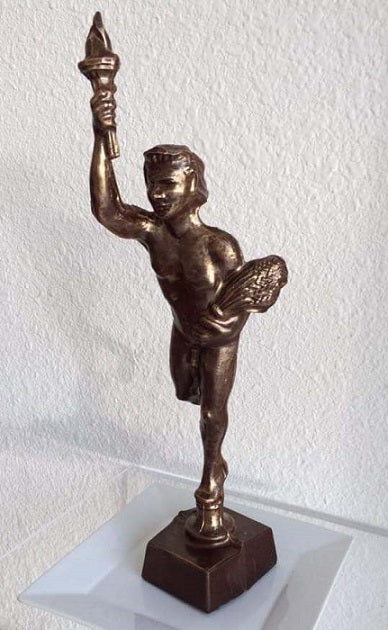 Chocolate Golden Boy | 14'''' Statue en Chocolat du Golden Boy
