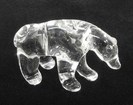 Clear Glass Bear | Ours Polaires en Verre souflée