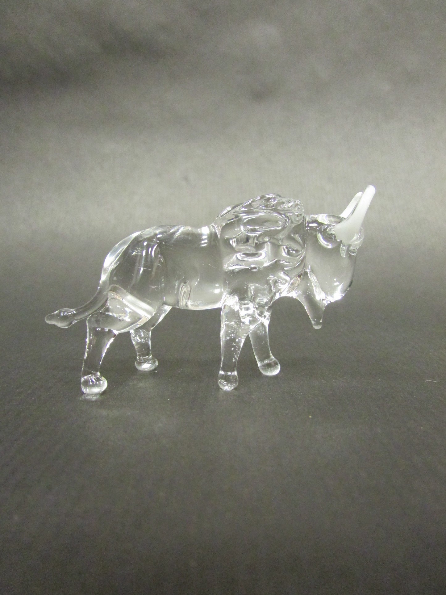 Small Glass Bison | Petit verre bison
