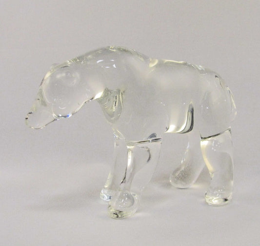 Large Glass Bear | Verre grand ours