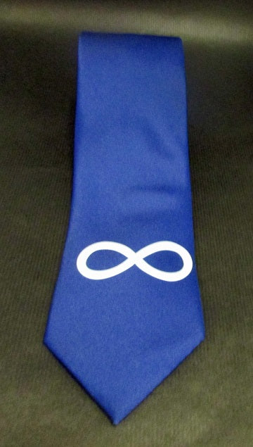 Cravate bleue de drapeau de Métis | Cravate Métis (Bleu)
