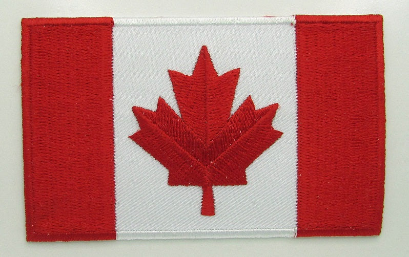 Large Canada Flag Patch | Grand  écusson drapeau du Canada