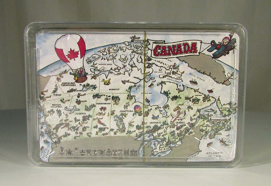 Cartes à jouer Carte du Canada | Cartes à jouer du Canada